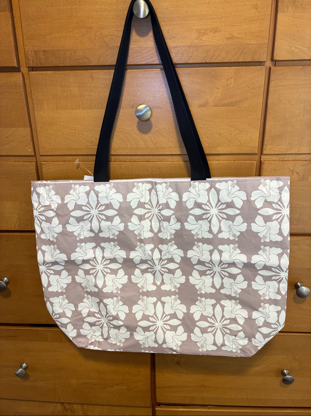 Tropical Floral Patterned Tote Bag